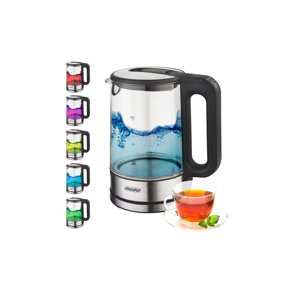 Електрочайник Mesko MS 1301 black - зображення 8
