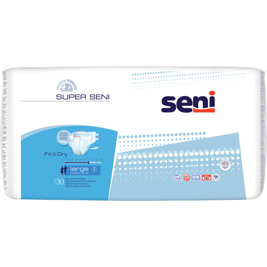 Підгузки для дорослих Seni Super Large 30 шт (5900516691417) - зображення 1