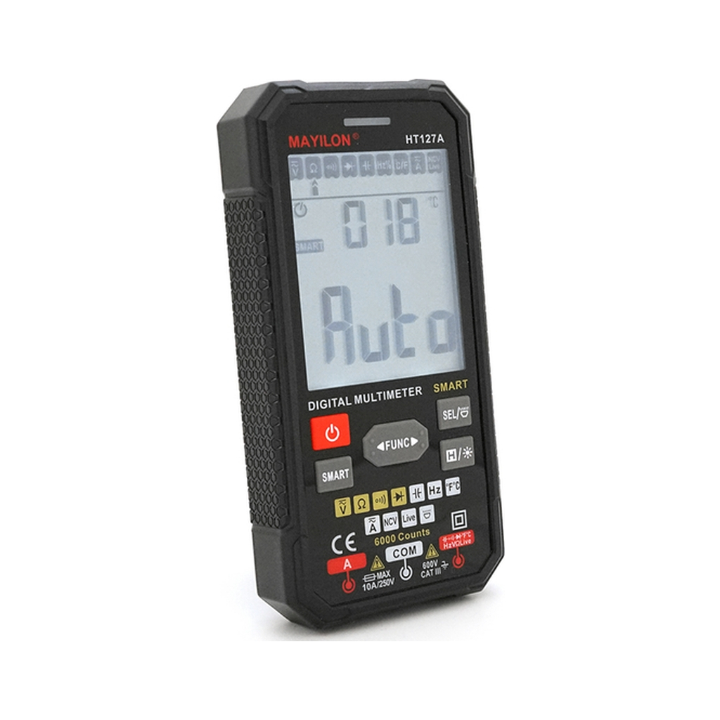 Цифровий мультиметр Mayilon HT-127A, V, A, R, C, F, T (HT-127A) - зображення 4