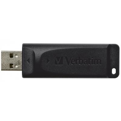 USB флеш накопичувач Verbatim 64GB Slider Black USB 2.0 (98698) - зображення 2