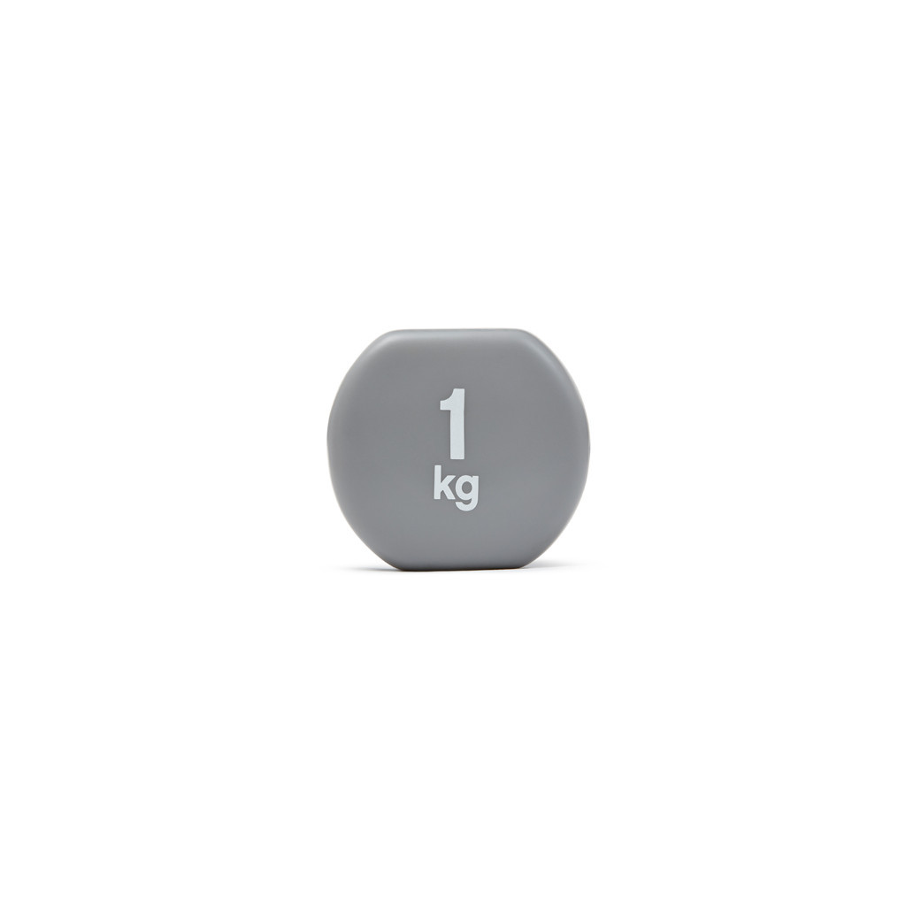 Гантель Reebok Dumbbells RAWT-16151 сірий Уні 1 кг (885652018210) - зображення 3