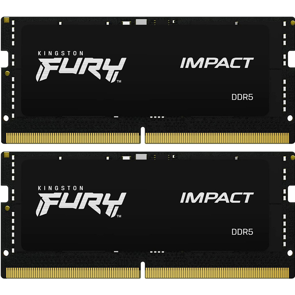 Модуль пам'яті для ноутбука SoDIMM DDR5 32GB (2x16GB) 6000 MHz Impact Kingston Fury (ex.HyperX) (KF560S38IBK2-32) - зображення 1