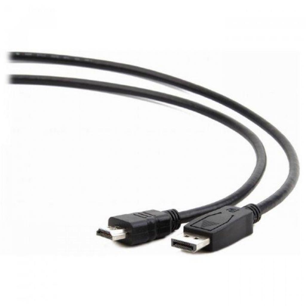 Кабель мультимедійний Display Port to HDMI 10.0m Cablexpert (CC-DP-HDMI-10M) - зображення 1