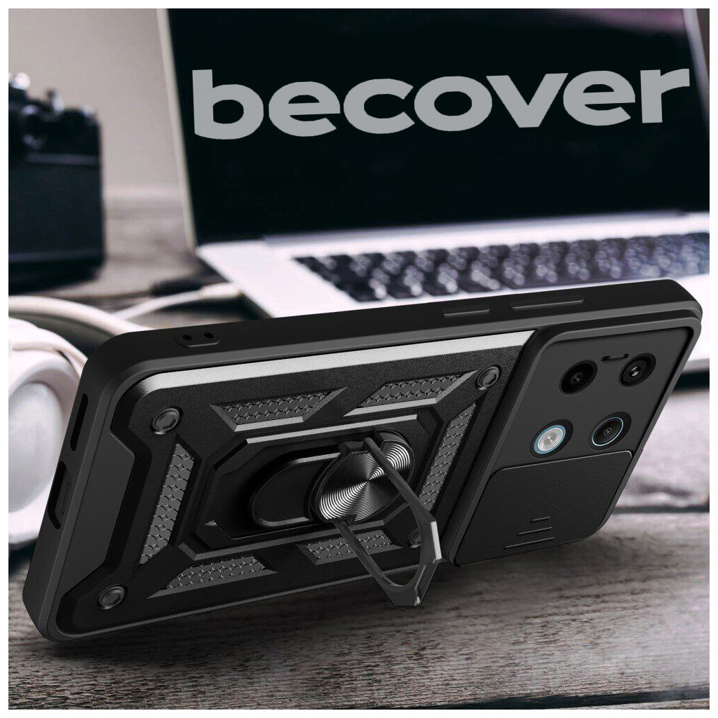Чохол до мобільного телефона BeCover Military Xiaomi Redmi Note 13 Pro 5G Black (710693) - зображення 4
