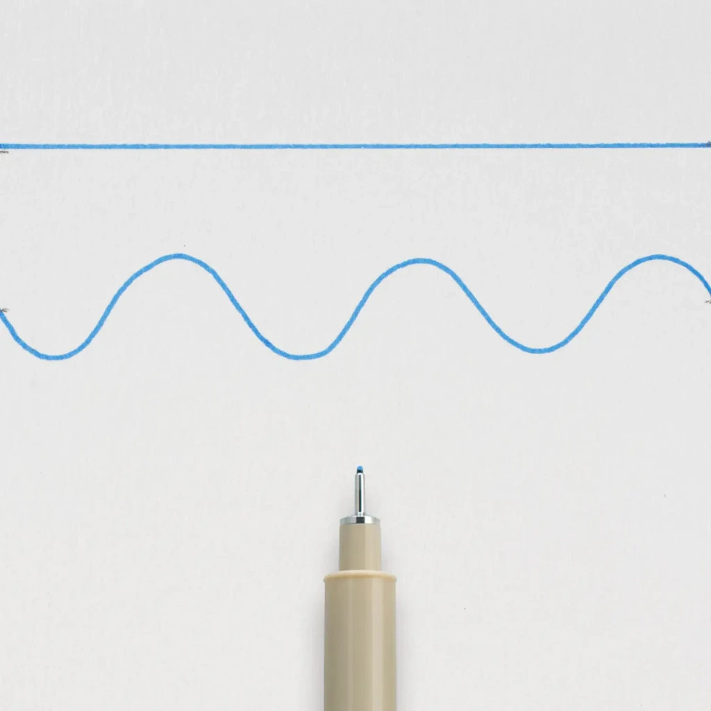 Лайнер Sakura Pigma Micron (0.3) 0,35 мм Синій (084511306394) - изображение 4