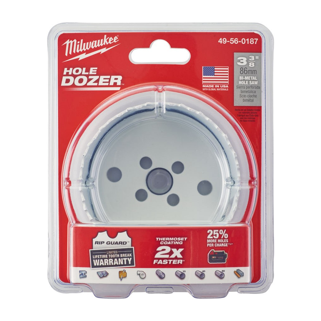 Коронка Milwaukee Bi-Metal 86мм (49560187) - зображення 2