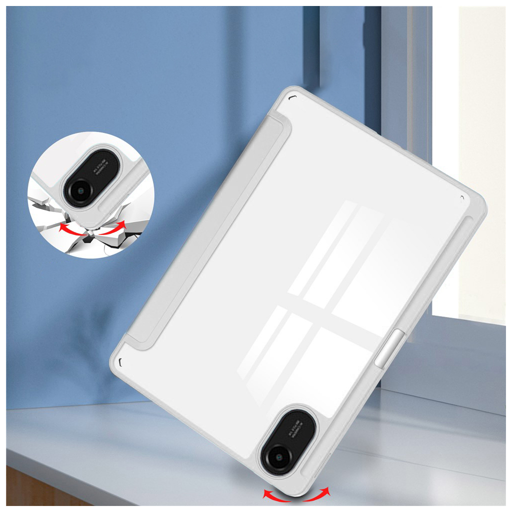 Чохол до планшета BeCover Soft Edge TPU Xiaomi Redmi Pad 2 11.0" Gray (713660) - зображення 4