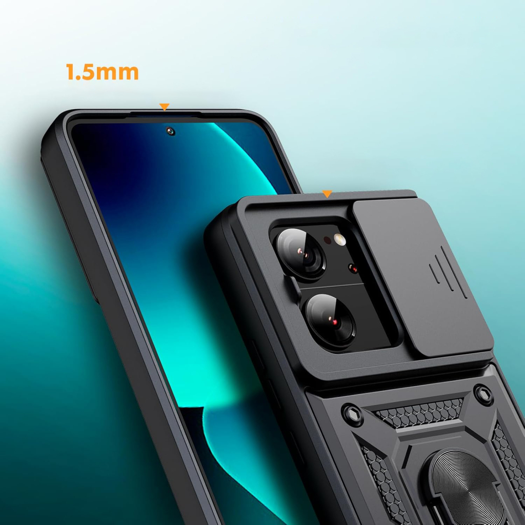 Чохол до мобільного телефона BeCover Military Xiaomi 13T/13T Pro Black (710557) - зображення 2