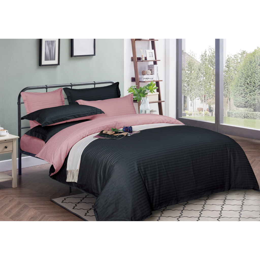 Підковдра MirSon Satin Stripe 30-0021 + 30-0007 Esandiora 143х210 см (2200005267813) - зображення 1