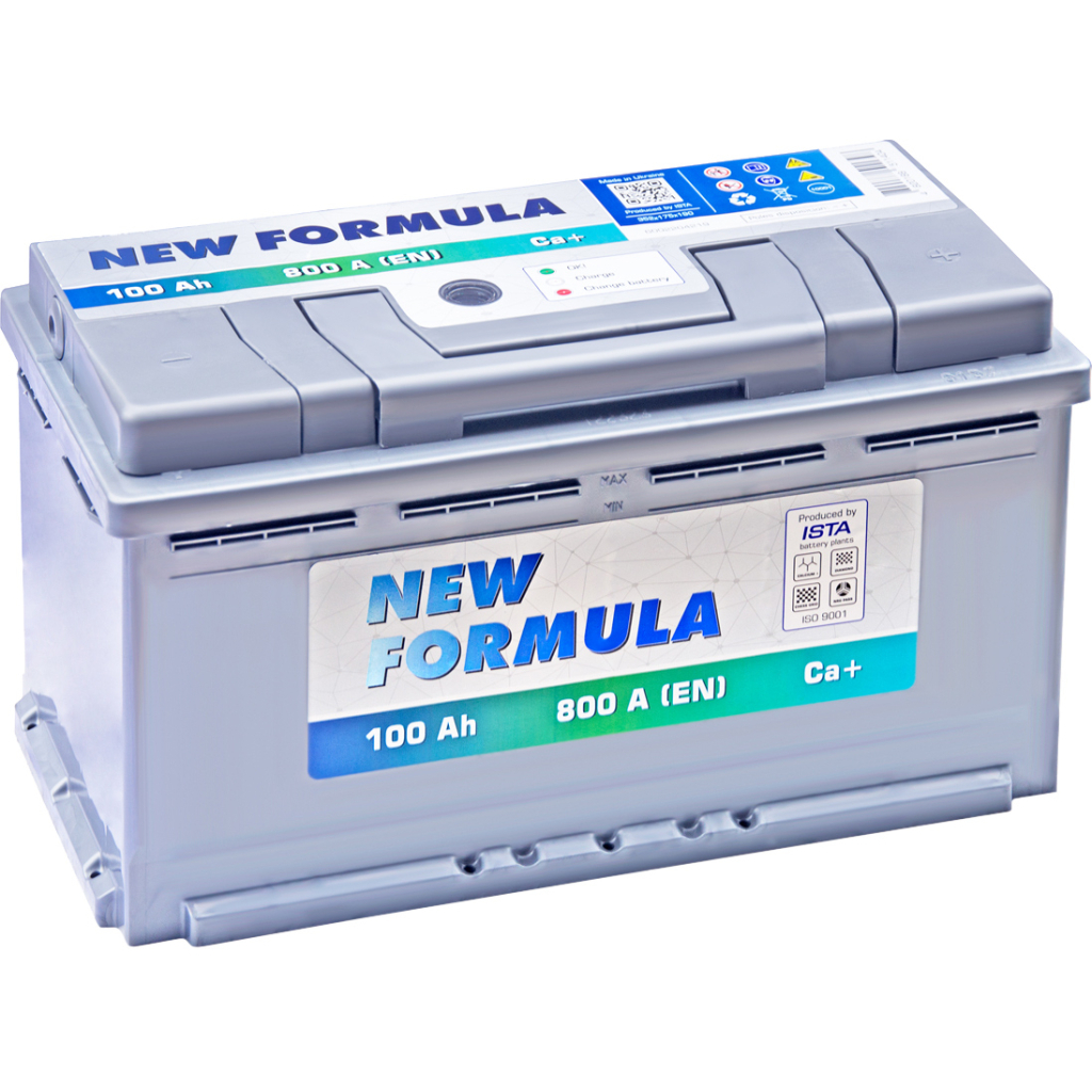 Акумулятор автомобільний NEW FORMULA 100Ah Ев (-/+) 800EN (6002204219) - зображення 1