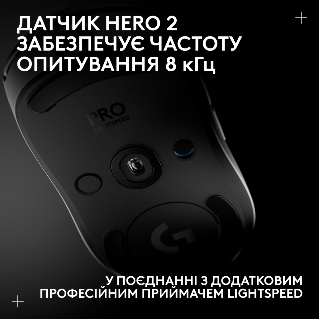 Мишка Logitech G Pro 2 Lightspeed Wireless White (910-007302) - зображення 9