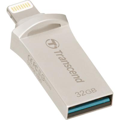 USB флеш накопичувач Transcend 32GB JetDrive Go 500 Silver USB 3.1/Lightning (TS32GJDG500S) - зображення 4