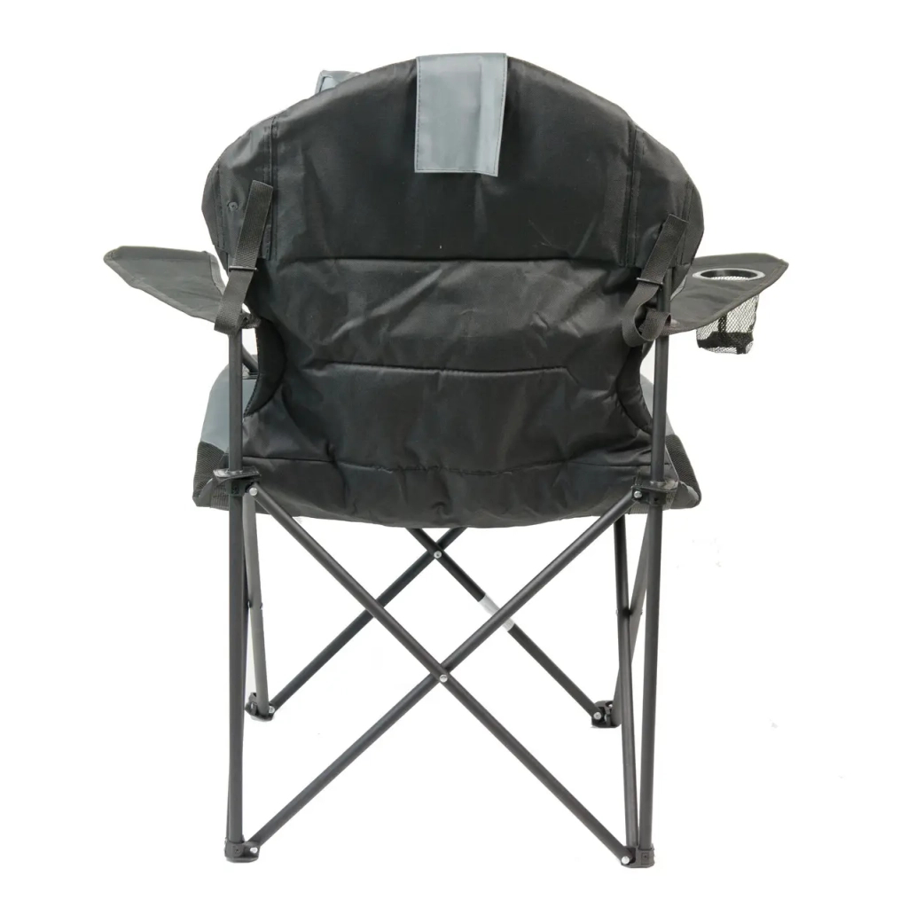 Крісло складане NeRest Рибак Трофей NR-35 чорне з сірим (4820211100629_1) - зображення 3