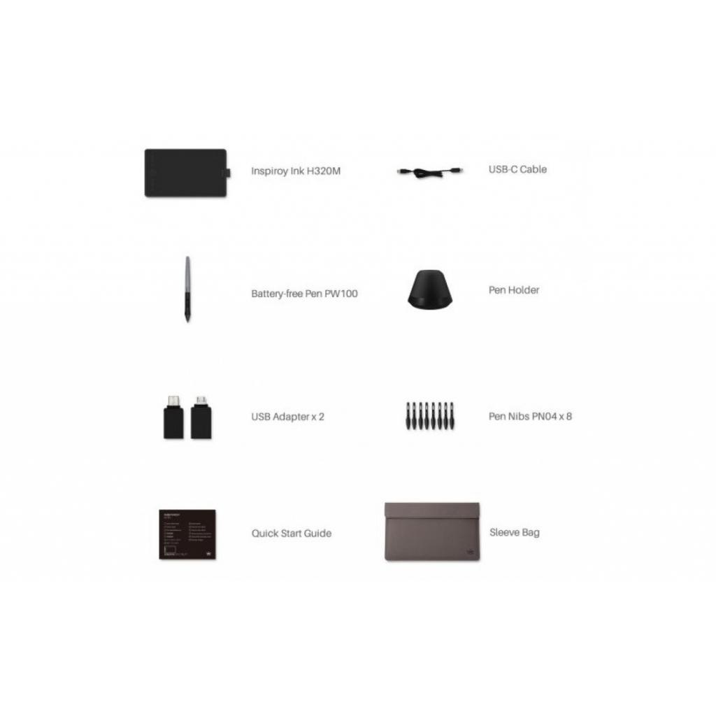 Графічний планшет Huion Inspiroy Ink H320M - зображення 9