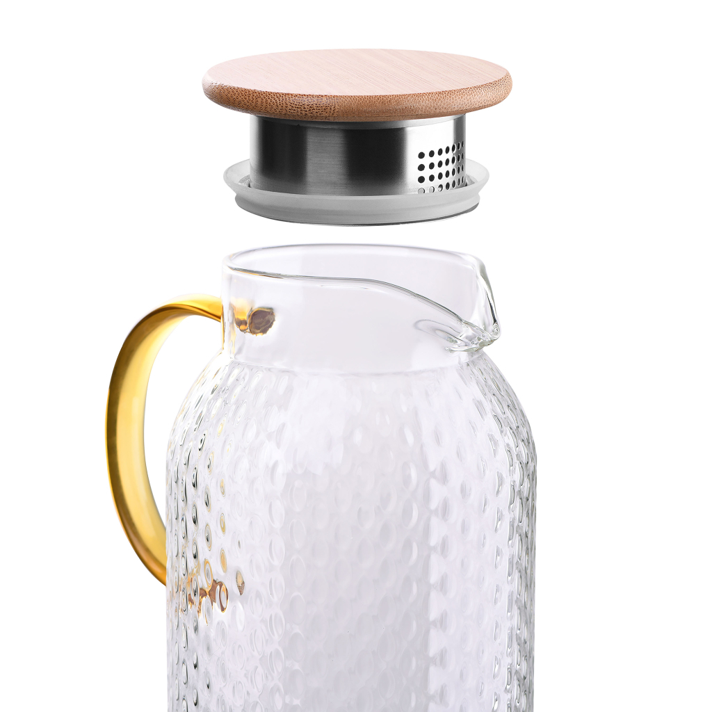 Глечик Ardesto Dew 1500 мл, боросилікатне скло, прозорий (AR2615BPG) - зображення 2