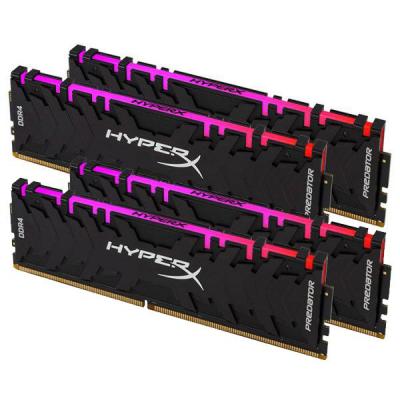 Модуль пам'яті для комп'ютера DDR4 32GB (4x8GB) 2933 MHz HyperX Predator Kingston Fury (ex.HyperX) (HX429C15PB3AK4/32) - зображення 2