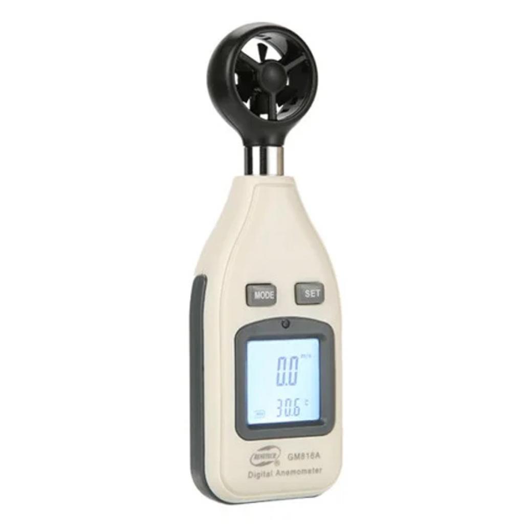 Анемометр Benetech цифровий 0,1-30м/с, -10-45°C (GM816A) - изображение 1