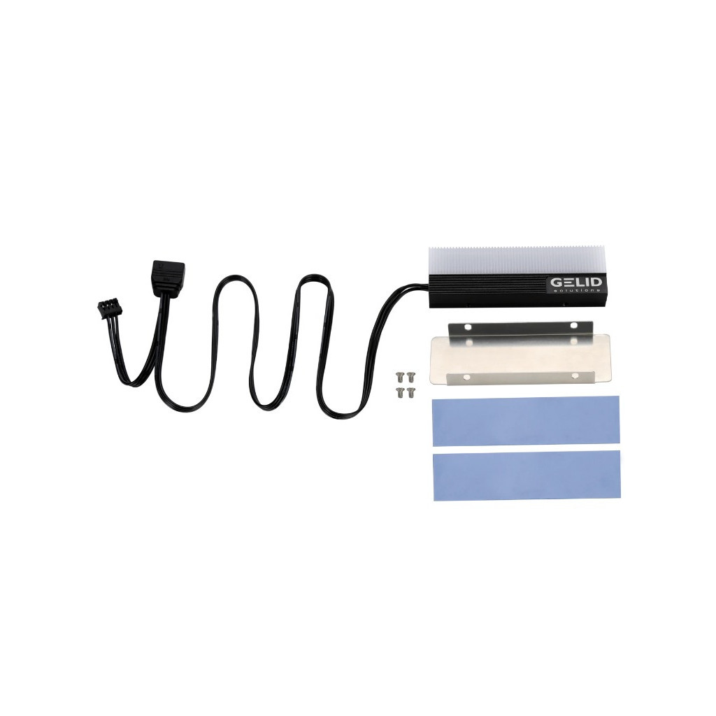 Радіатор охолодження Gelid Solutions GLINT ARGB M.2 2280 SSD (M2-RGB-01) - зображення 5