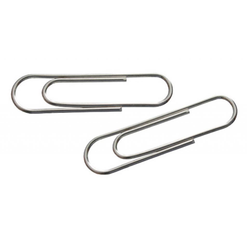 Скріпки канцелярські Axent rounded, nickel-plated, 28 мм, 100 шт. (4101-А) - зображення 1