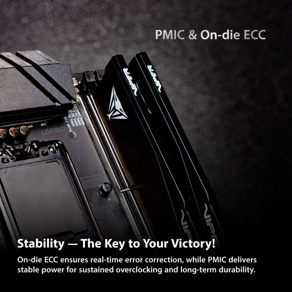 Модуль пам'яті для комп'ютера DDR5 32GB (2x16GB) 6400 MHz Viper Elite 5 Ultra RGB Patriot (VEUR532G6432K) - изображение 10