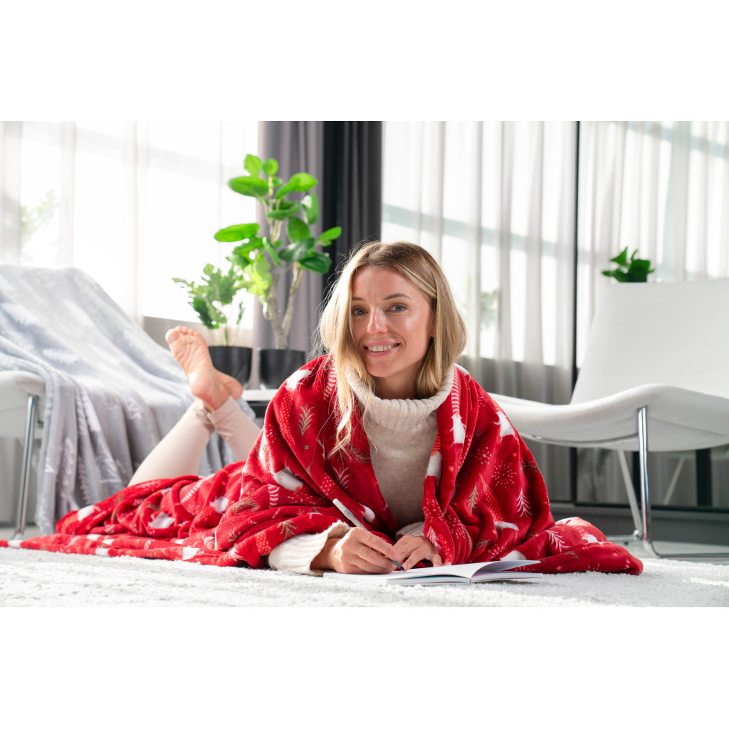 Плед Ardesto Flannel гноми 160х200 см (ART0111PB) - зображення 8