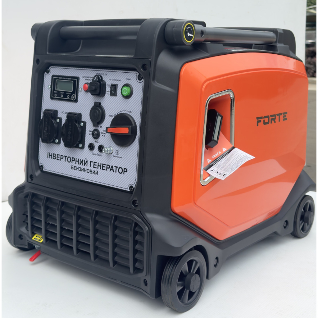 Генератор Forte інверторний FG5500iE 4kW, стартер ручний, електричний , 11л. (148251) - зображення 3
