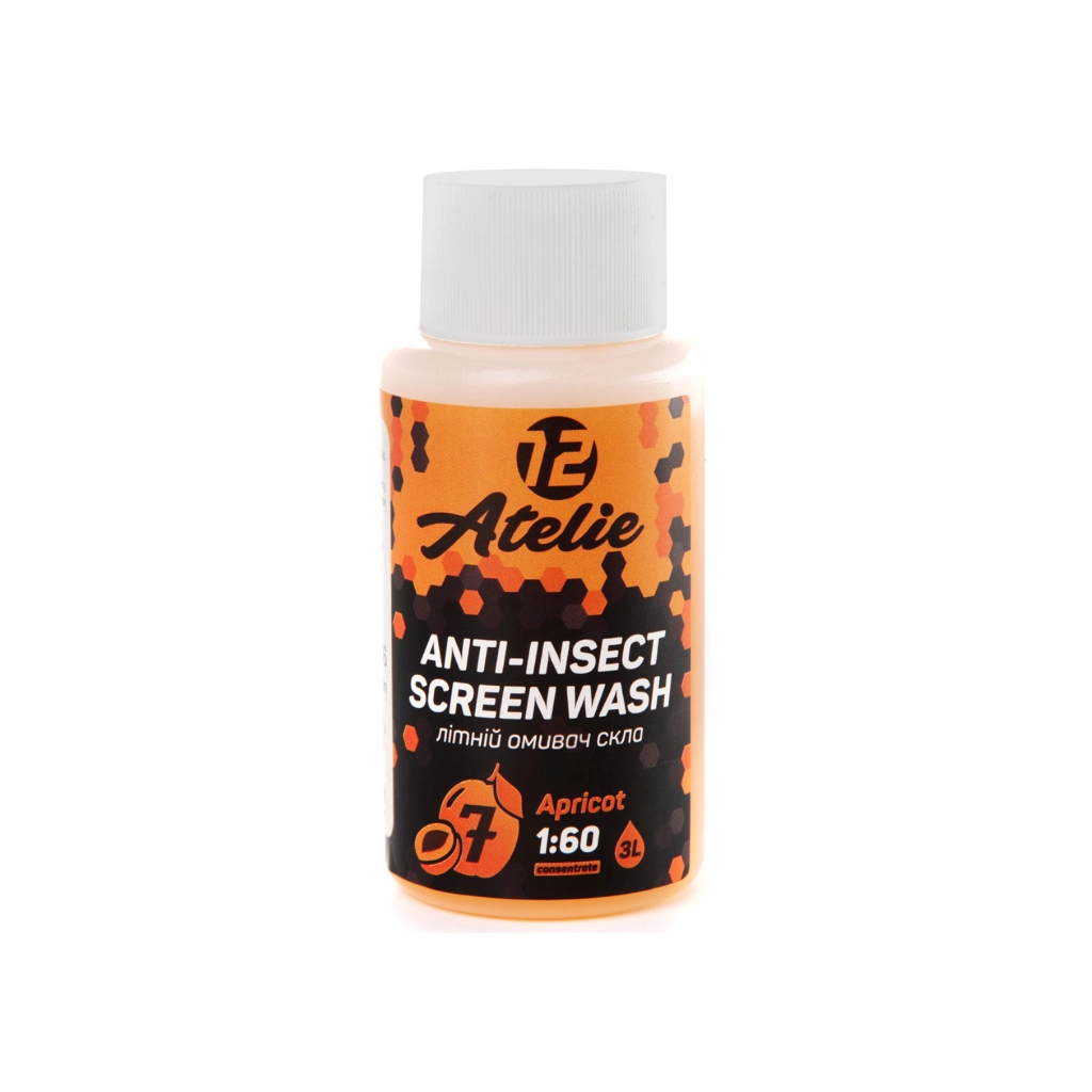 Омивач автомобільний 12 Atelie коцентрат з ароматом Абрикос 50 мл (951906) - зображення 1