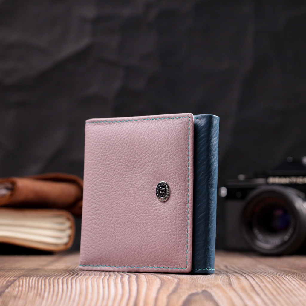 Гаманець ST Leather З натуральної шкіри Різнокольоровий (19512) - зображення 8