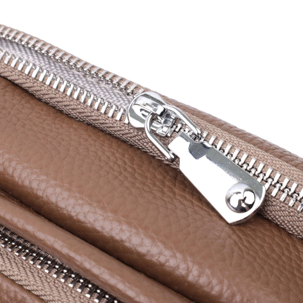 Сумка Vintage З двома відділеннями з натуральної шкіри Коричнева (22596) - зображення 8