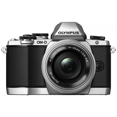 Цифровий фотоапарат Olympus E-M10 Pancake Zoom 14-42 mm Kit silver/black (V207024SE000) - зображення 2