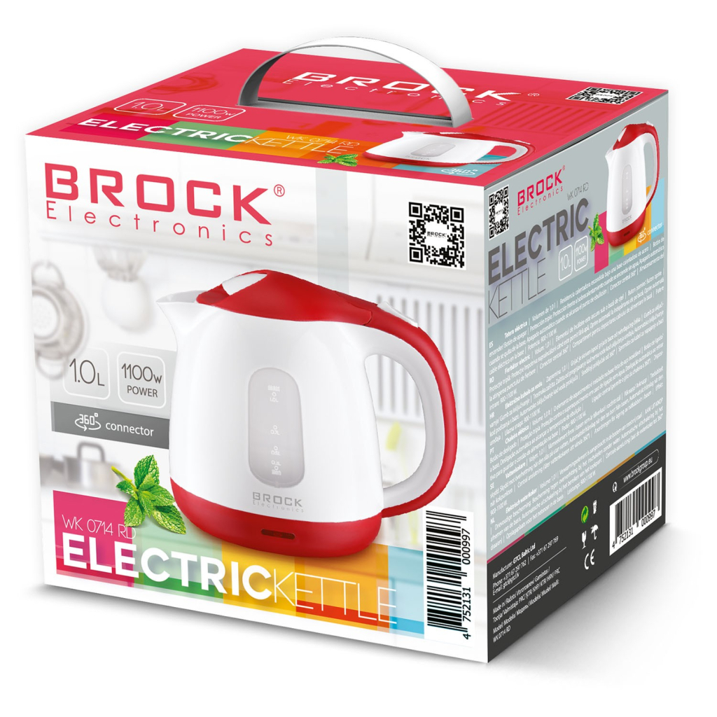 Електрочайник Brock_з_ПДВ WK 0714 RD (WK0714RD) - зображення 2