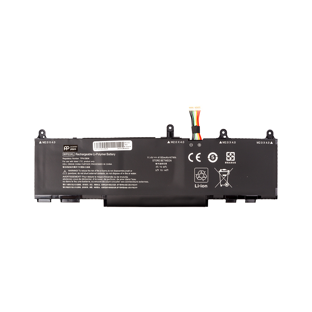 Акумулятор до ноутбука HP EliteBook 840 G10 (WP03) 11.4V 4150mAh PowerPlant (NB462360) - зображення 1