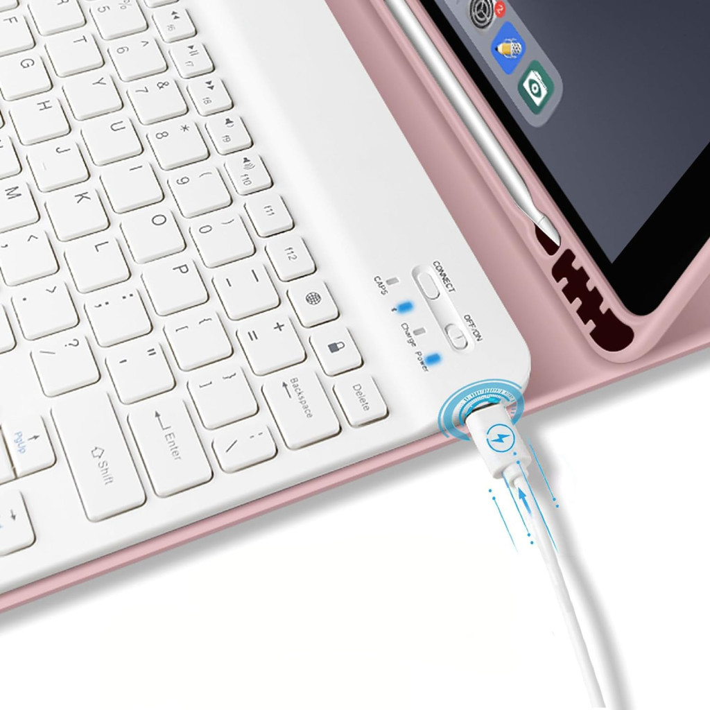Чохол до планшета BeCover Keyboard Apple iPad 10.9" 2022 Pink (711142) - зображення 5