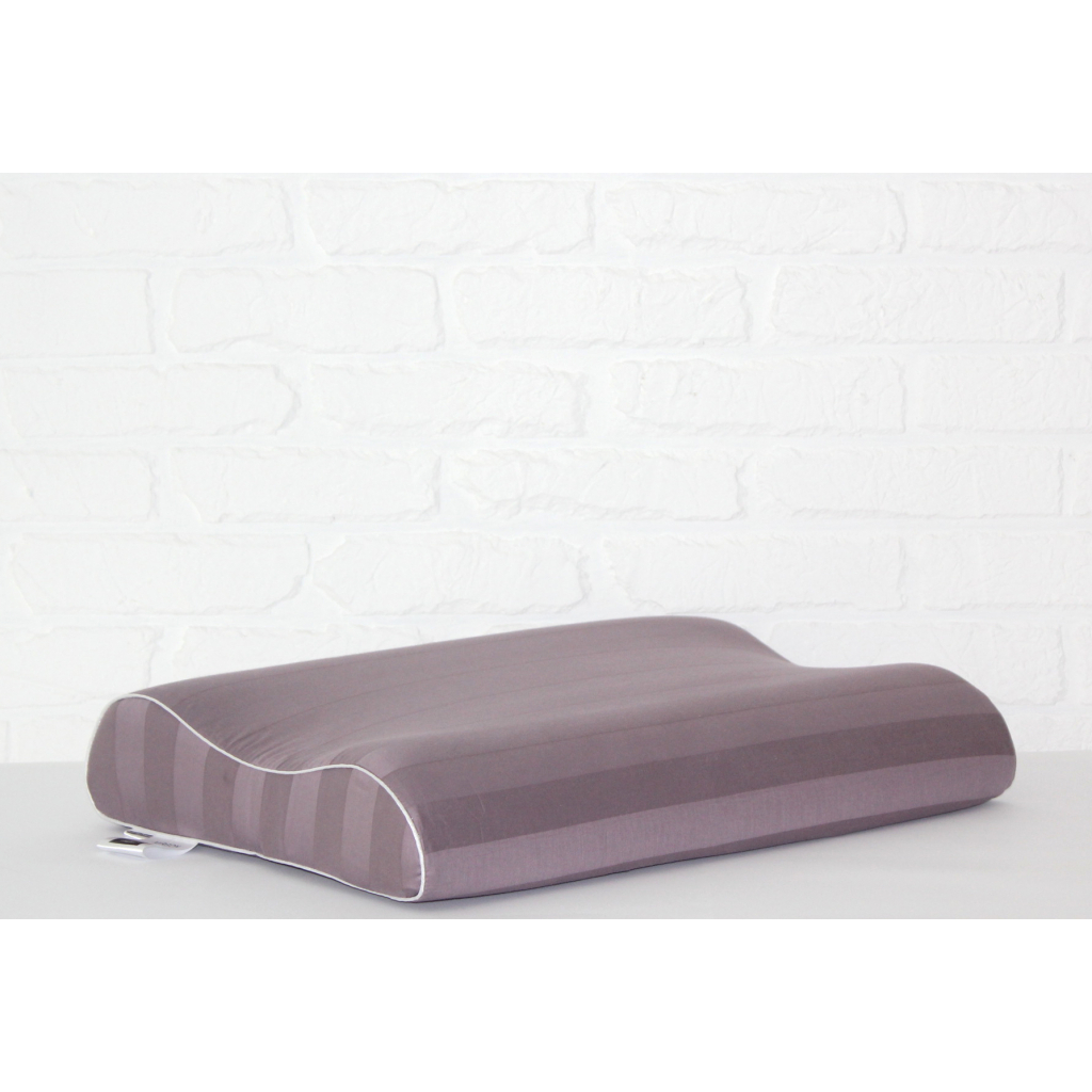 Подушка MirSon ортопедична 6004 Noble stripe Peony 58х40х10.5 (2200003260854) - зображення 3