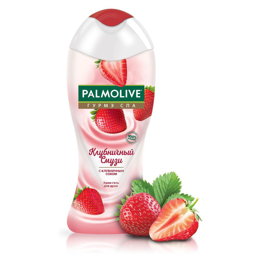 Гель для душу Palmolive Гурме Спа Полуничний Смузі з полуничним соком 250 мл (8693495038980) - зображення 3