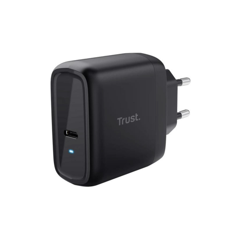 Зарядний пристрій Trust Maxo 65W USB-C PD black (24817_TRUST) - зображення 1