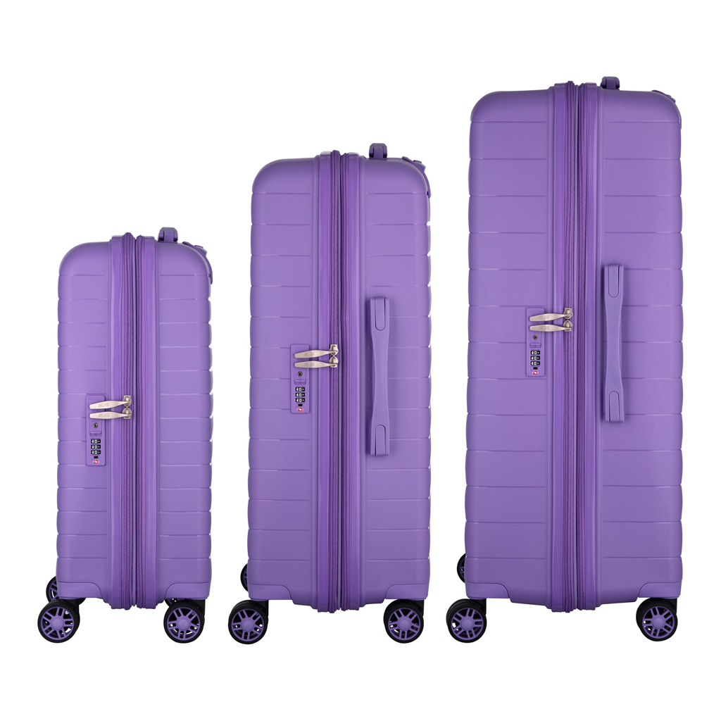 Набір валіз 2E Aero (L+M+S), лавандові (2E-SPP-AERO-SET3-LV) - зображення 5