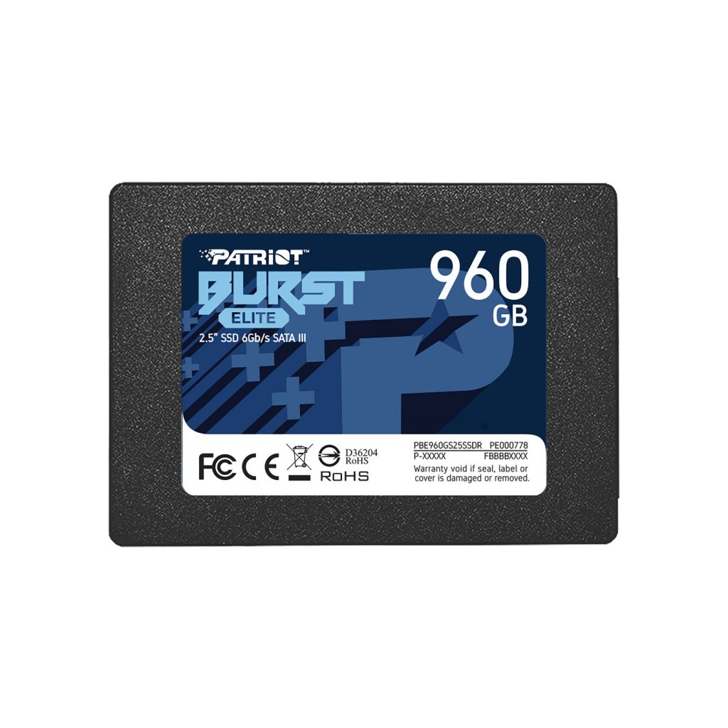 Накопичувач SSD 2.5" 960GB Burst Elite Patriot (PBE960GS25SSDR) - зображення 1