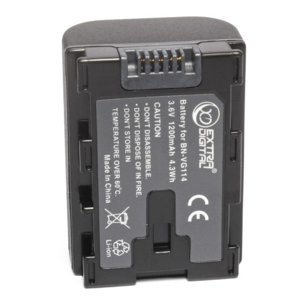 Акумулятор до фото/відео Extradigital JVC BN-VG114 (chip) (BDJ1310) - зображення 1