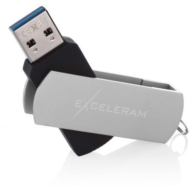 USB флеш накопичувач eXceleram 64GB P2 Series Silver/Black USB 3.1 Gen 1 (EXP2U3SIB64) - зображення 3