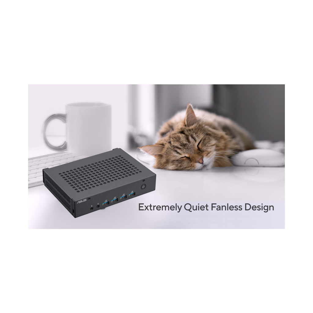 Комп'ютер ASUS PN43-BBN100MD MFF / N100, 1*SO-DIMM, M.2SSD, UMA, WiFi (90MR0172-M00030) - зображення 9