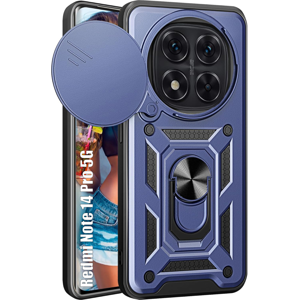 Чохол до мобільного телефона BeCover Military Xiaomi Redmi Note 14 Pro 5G Blue (713095) - зображення 1