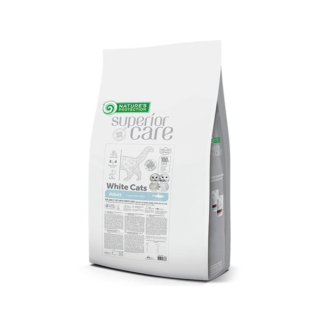 Сухий корм для кішок Nature's Protection Superior Care White Cats Grain Free Herring 7 кг (NPSC47633) - зображення 1