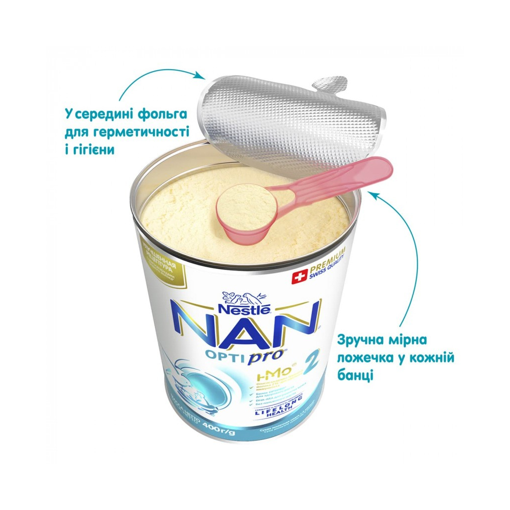 Дитяча суміш Nestle NAN 2 Optipro 2'FL від 6 міс. 400 г (7613032477493) - зображення 4