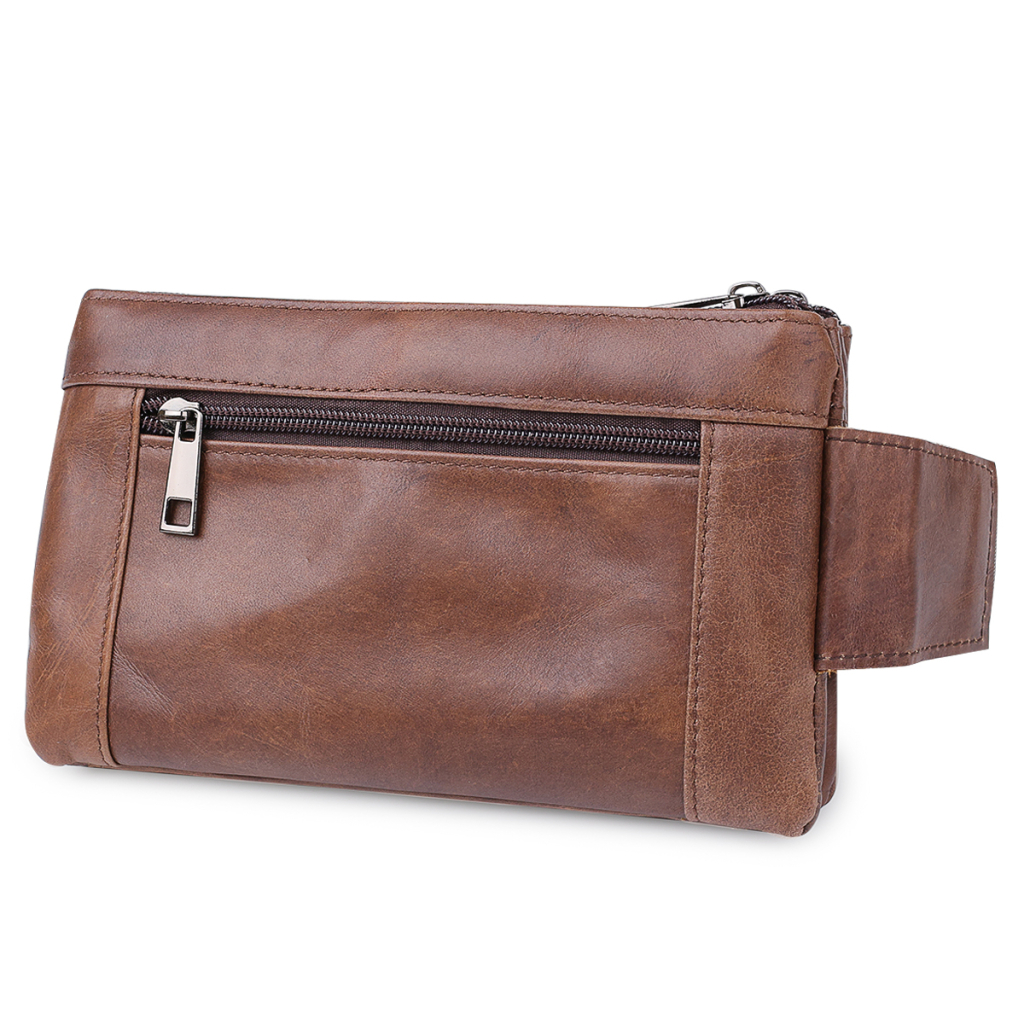 Сумка Vintage На пояс унісекс Коричнева (20457) - зображення 2