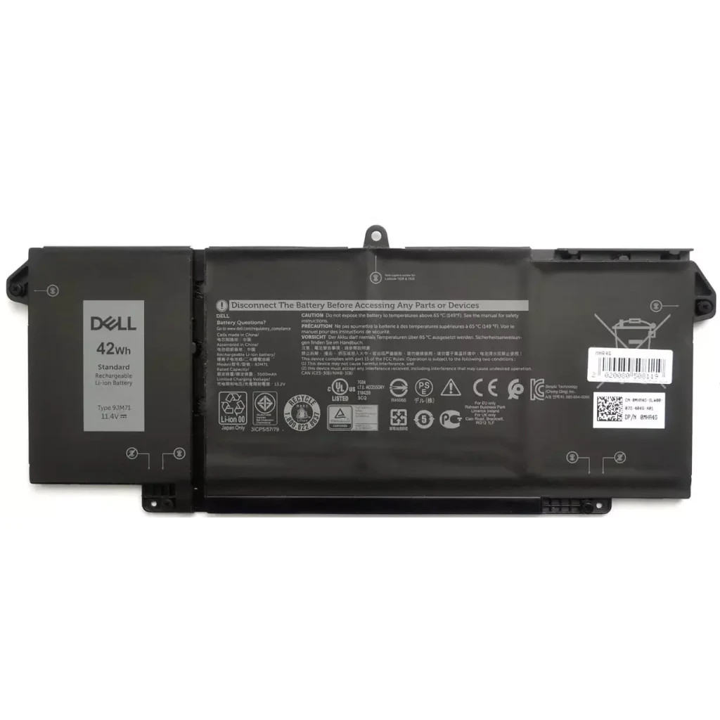 Акумулятор до ноутбука Dell Latitude 7320 9JM71, 42Wh (3500mAh), 3cell, 11.4V, Li-ion (A47872) - зображення 1