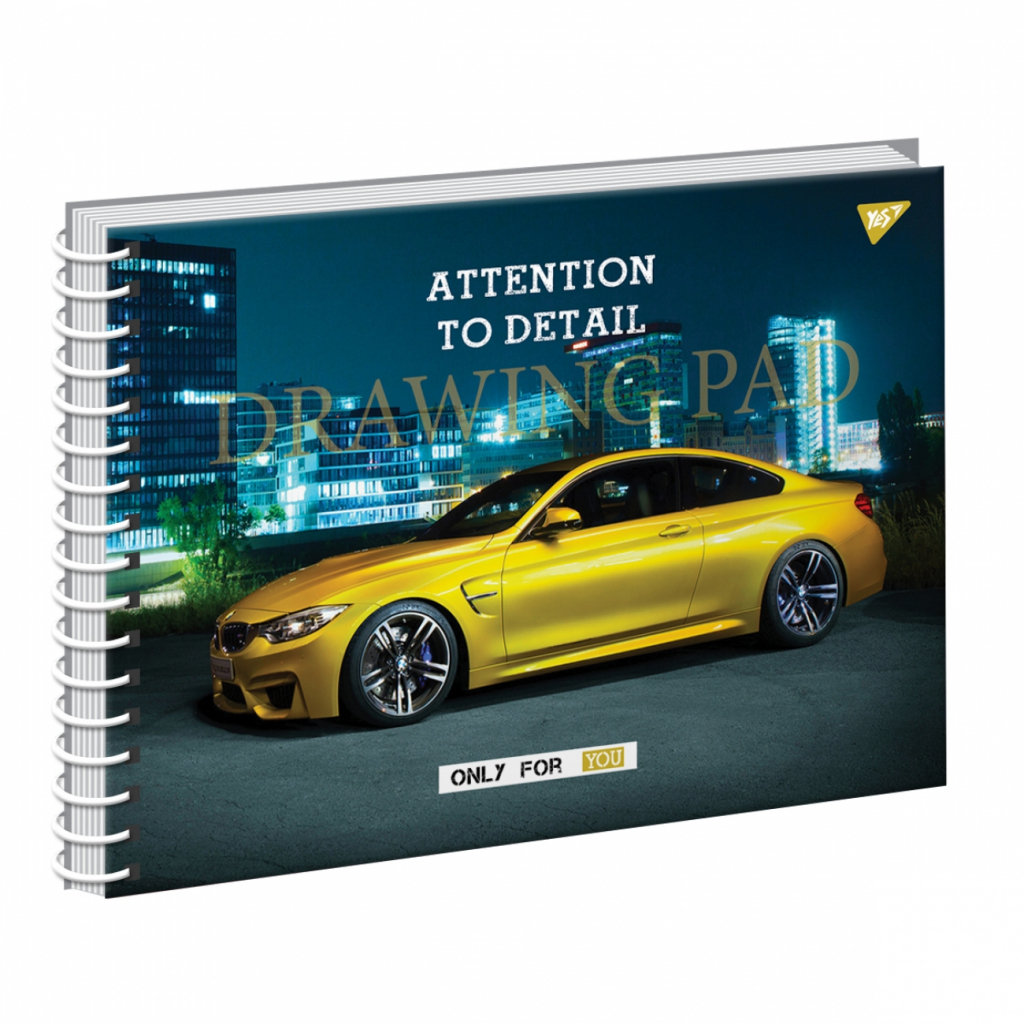 Альбом для малювання Yes А4 Auto tuning на спіралі, 20 аркушів (130473) - зображення 3