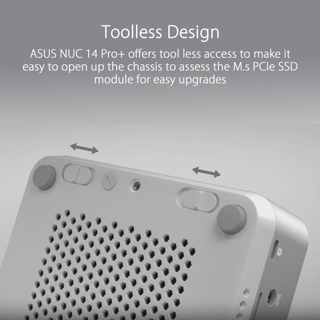 Комп'ютер ASUS NUC 14 Pro+ RNUC14RVSU900002I Kit(L6) / Ultra 9 185H, M.2 22x80 NVMe; 22x42 NVMe (90AR0051-M000J0) - зображення 12