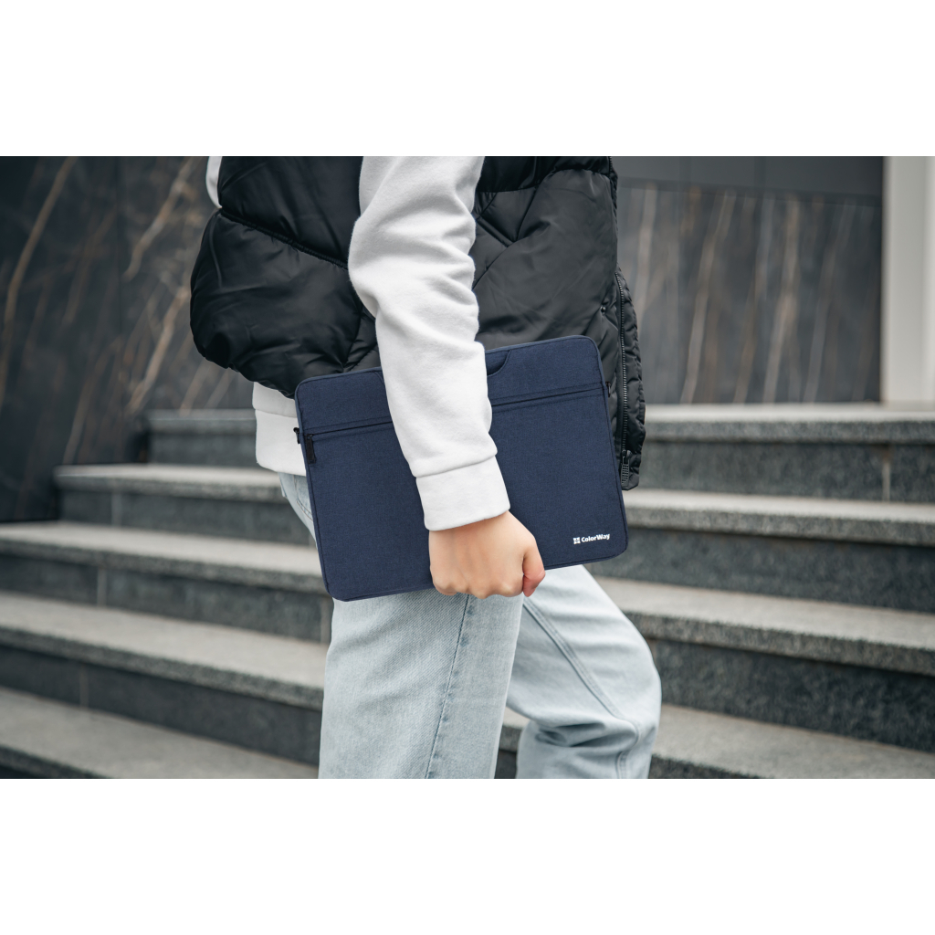 Сумка для ноутбука ColorWay 15.6" Casual Navy (CW-LBC156-NV) - зображення 11