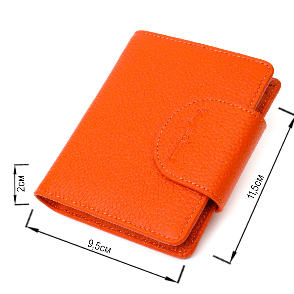 Гаманець Tony Bellucci З натуральної шкіри Помаранчевий (22064) - зображення 3